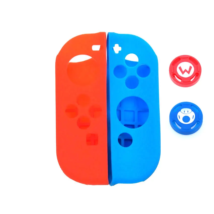 2 4-1 Joycon защитный чехол Joy Cons Grip гелевый защитный переключатель Joy Con контроллеры силиконовый Противоскользящий чехол Joycons - Цвет: 2