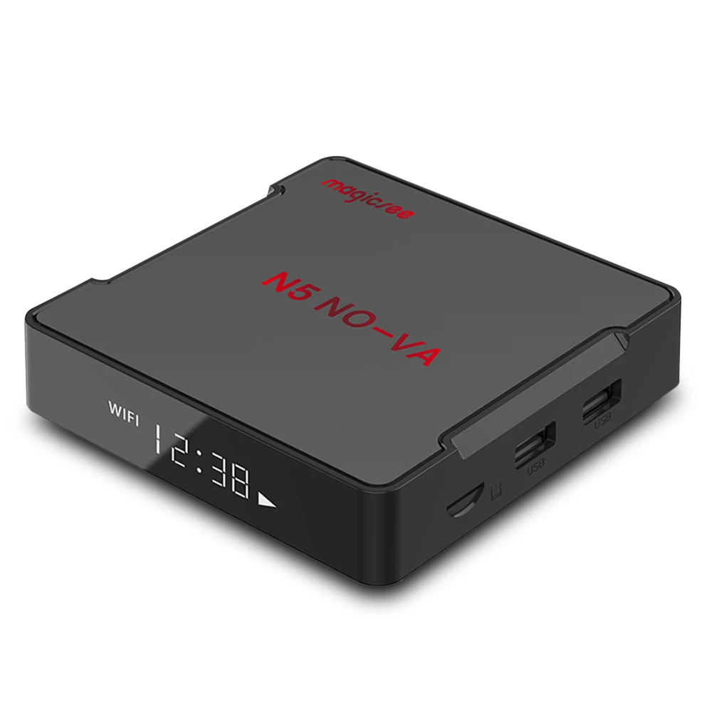  MAGICSEE N5 NOVA TV Box 4GB RAM 32GB ROM 2.4G Voice Remote with Air Mouse Android 9.0 Dual-band WiF