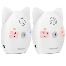 Digtal monitor do bebê de áudio portátil em dois sentidos infantil monitor com noite led dispositivo segurança em casa voz sem fio monitor do bebê