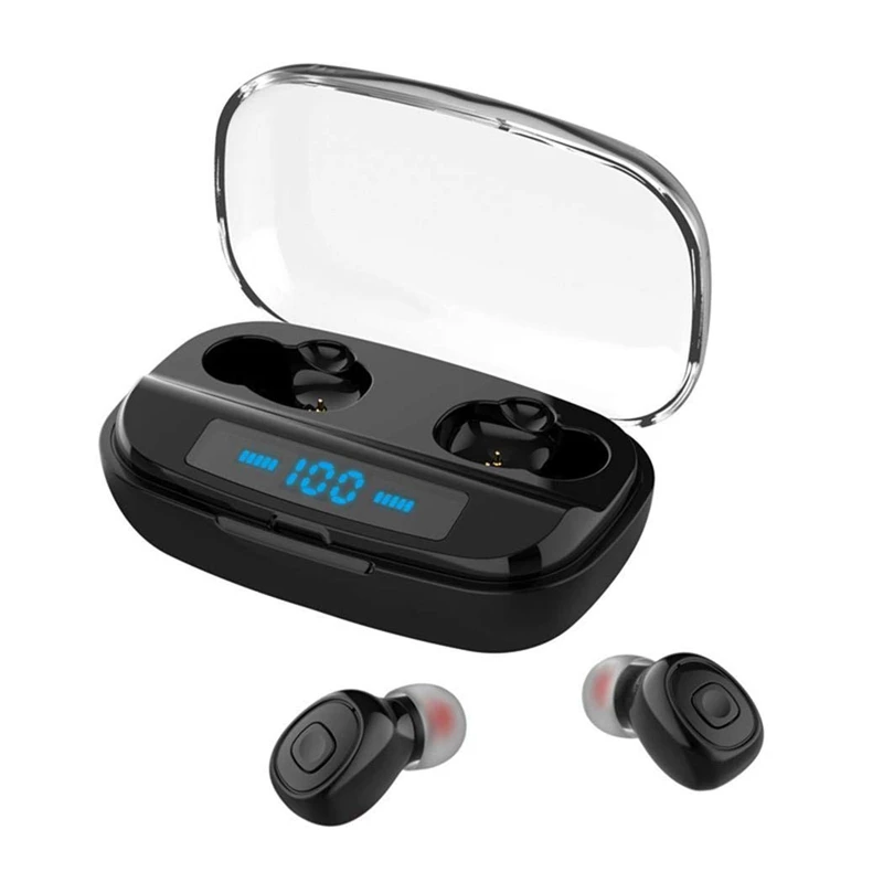 Stereo XI10S Double Ear with Digital Display Bluetooth Earphones TWS5 0 Mini Ear Wireless Headset Sports Bluetooth Headset