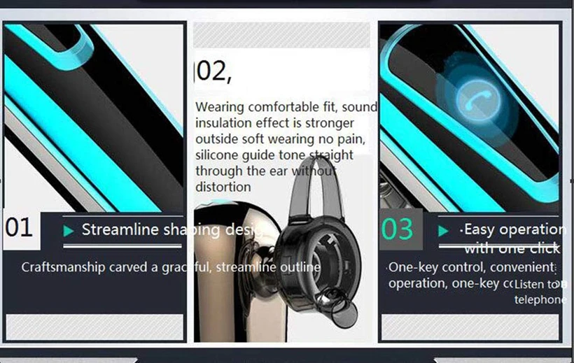 Бизнес Bluetooth 5,0 Наушники Беспроводные HD стерео наушники TWS музыка Handsfree автомобильный динамик телефоны наушники гарнитура с микрофоном