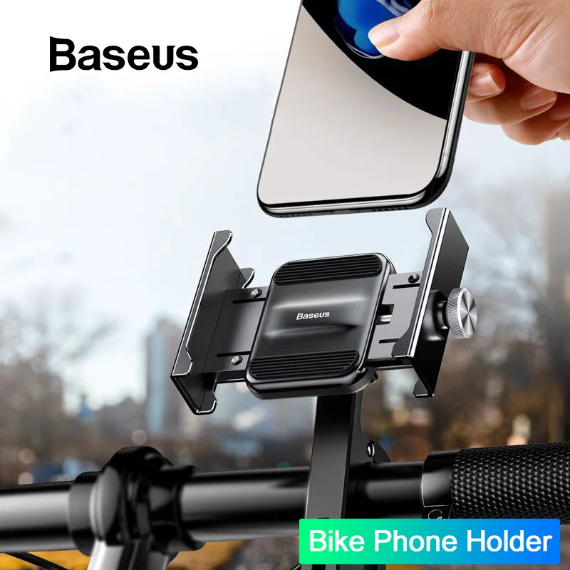 

Baseus Motorcycle Phone Holder For Xiaomi Huawei Moto Holder Motorcycle Handlebar Mount Bracket GPS Bicycle Bike Phone Stand
