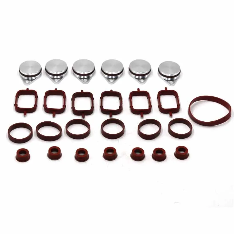 6X33Mm Diesel Swirl Spazi Vuoti Flaps Kit Di Eliminazione Di Riparazione Con Kit Di Riparazione Di Rimozione Della Guarnizione Di Aspirazione Per Bmw 