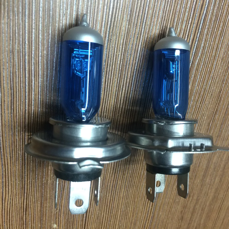 

H4 Xenon Lamp Halogen Lamp Car Far Dipped Headlight Car H4 Headlight Bulb Blue Bubble Super White Light 12V55W