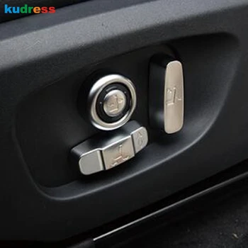 

For Jaguar F-Pace 2016 2017 2018 Interior Seat Adjustment Switch Knob Button Control Cover Trim Garnish Molding Car Styling