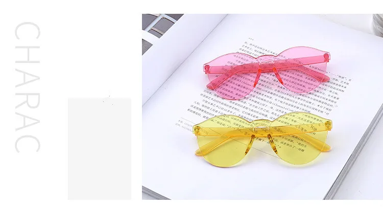 Детские прозрачные солнцезащитные очки ярких цветов в круглой оправе, детские очки для мальчиков и девочек, модные милые очки