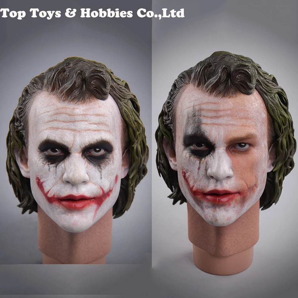 

Batman Dark Knight 1:4 Male Head sculpt JXTOYS-035 1/4 The Joker Head Model PVC Head Carving for 12inches Figure