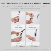 ห้องครัว Sensor ก๊อกน้ำอุปกรณ์ Non-Contact ก๊อกน้ำห้องน้ำอัตโนมัติก๊อกน้ำ Shower Head Filter 3