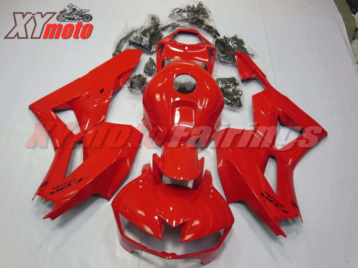 Мотоцикл обтекатели комплект для HONDA CBR600RR F5 2013- впрыска ABS пластик обтекатель CBR 600 RR 13-17 15 глянцевый красный кузов