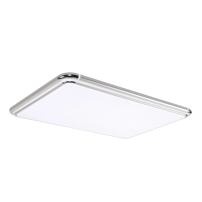 Modern Silver Gold RGB 2.4G Remote Control Aluminum Acrylic LED Ceiling Lamp Colorful Romantic Ceiling Light For Livingroom