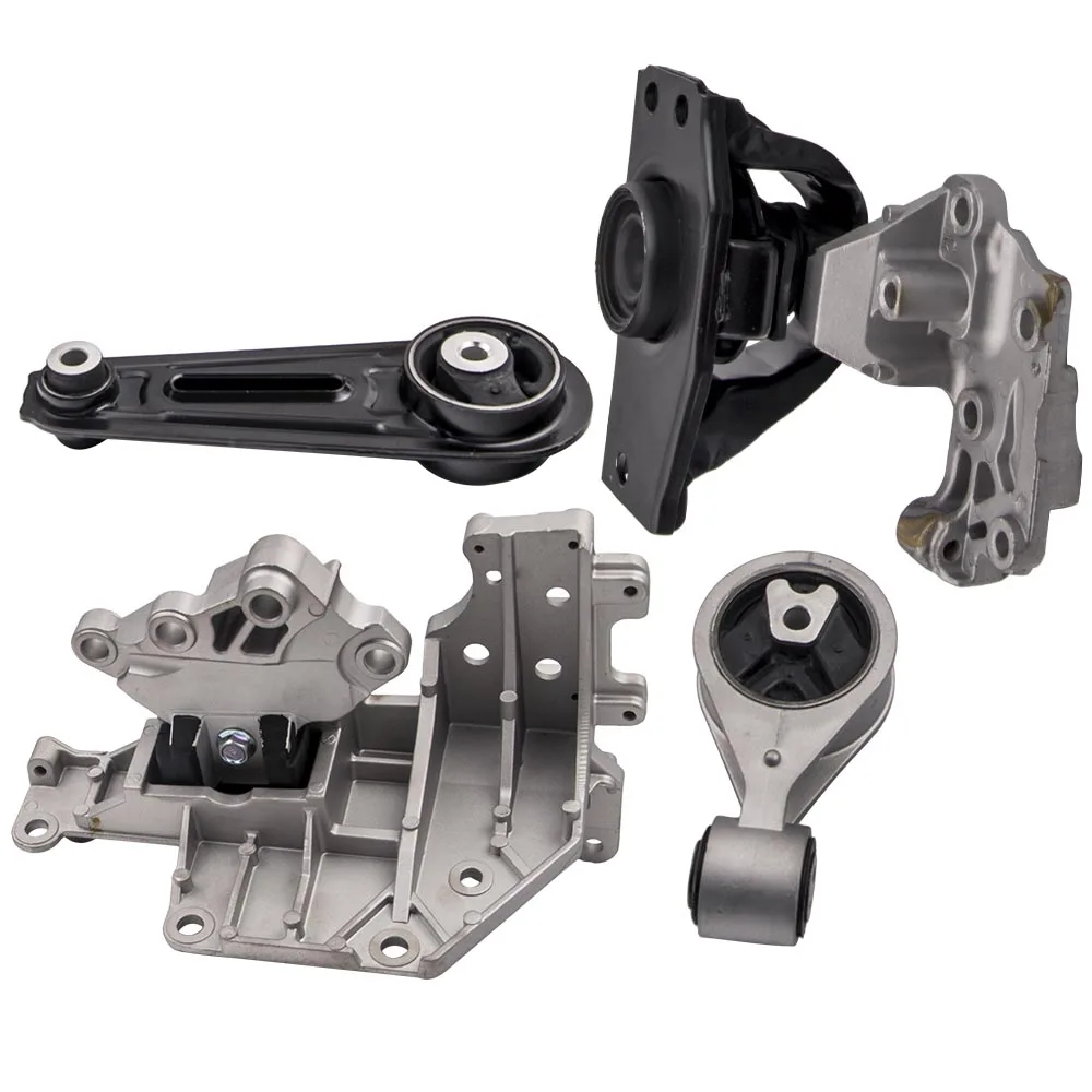 11220ET81C Motor Mount & Transmission Mount 4pcs For Nissan Rogue 2.5L 4WD 08 13 EM 9453Motor