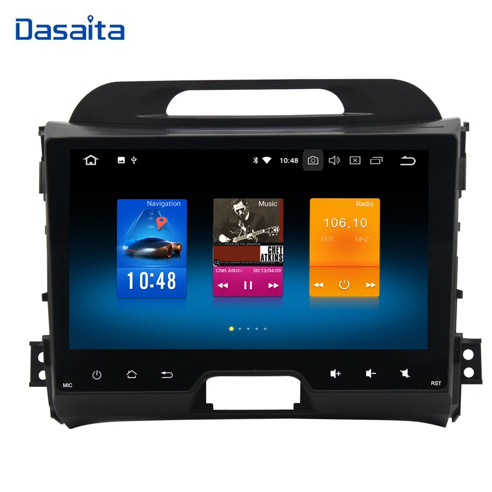 Android 10 0 Автомобильный мультимедийный плеер для KIA Sportage R 2011 2012 2013 2014 2015 Радио 1 din GPS