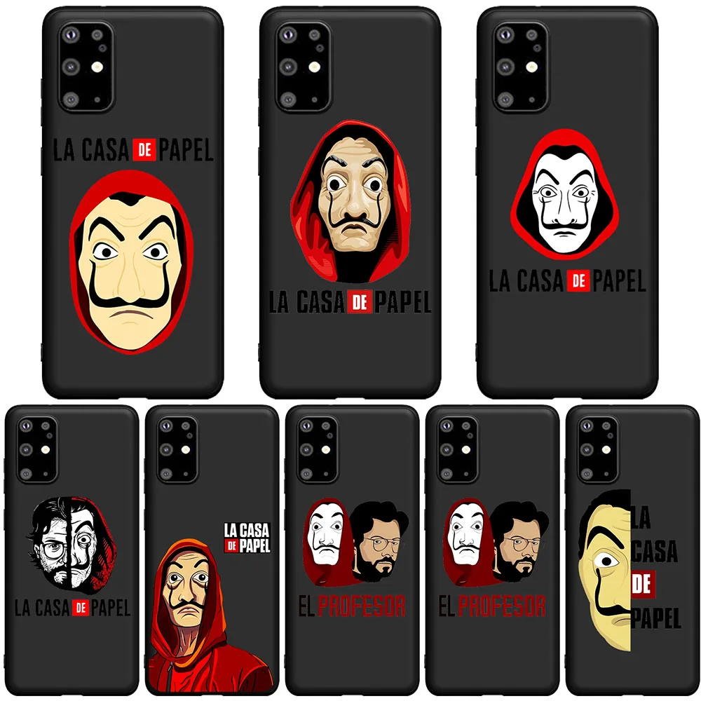 

For Samsung Galaxy S6 S7 edge S8 S9 S10 S20 Plus Lite Note 8 9 10 Plus case Spain TV LA Casa DE papel Money Heist House Paper