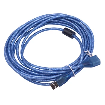 

1pcs JZ335 Cable 4.5m usb c jack extension cord blue head transparent jack to usb graphics card adapter sata usb rj45 connector