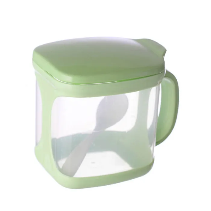 Seasoning Box Storage Containers Condiment Plastic Spice Jars Dispenser For Salt Sugar Cruet