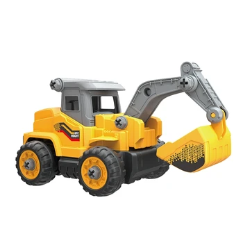 

Take Apart Remote Dump Truck,2.4G RC Assembly Toy Excavator Construction Truck Building Vehicles DIY Toys Car