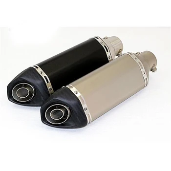 

51mm Motorcycle Exhaust Pipe Scooter Modified Stainless Steel Moto Exhaust Pipe Muffler For Z800 Z750 NINJA Motocross