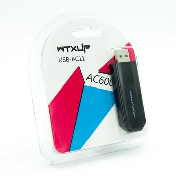 

600Mbps Dual Band 802.11ac USB WiFi Adapter Wireless Network RTL8811AU For PC Support 1T1R And 2.4GHz/5GHz Dual Frequency