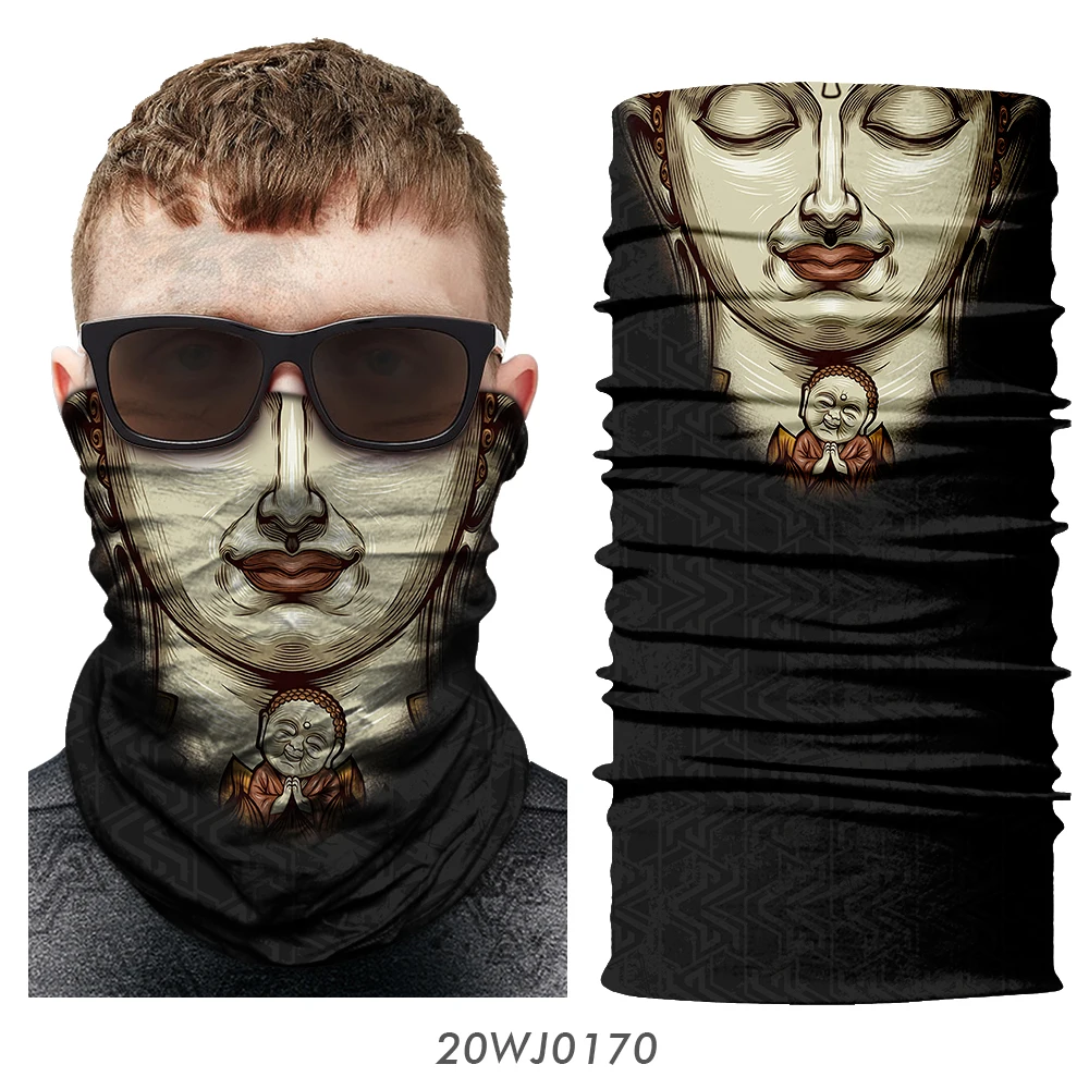 Новое поступление, 3D Волшебная бандана, ядовитые баффы для шеи, мотоциклетная маска для лица, для бега, велоспорта, повязка на голову, для улицы, для пеших прогулок, шарфы, маски - Цвет: 20WJ0170