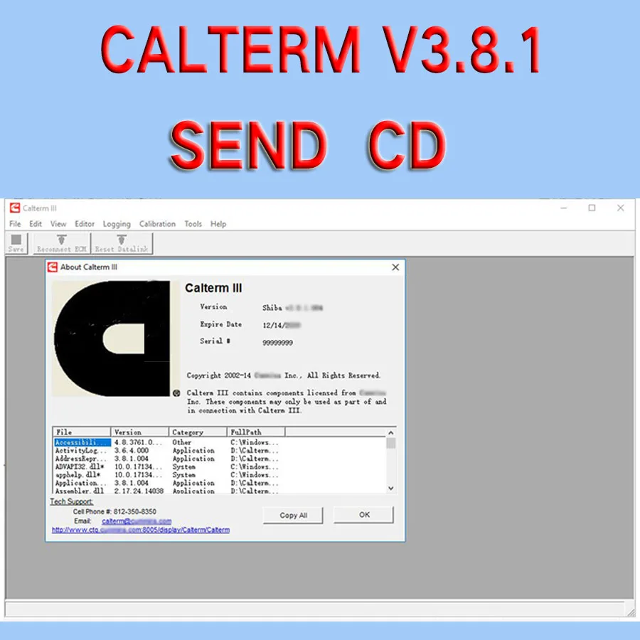 v3.8.1 send cd Calterm III V4.21 поставляется с Keygen никогда не истекает может работать с CMS Insite Inline 6 7 - Цвет: v3.8.1 send cd