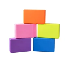 5 цветов блок йоги eva красочный блок пены кирпич Упражнение Фитнес инструмент упражнения тренировки Растяжка помощь тела
