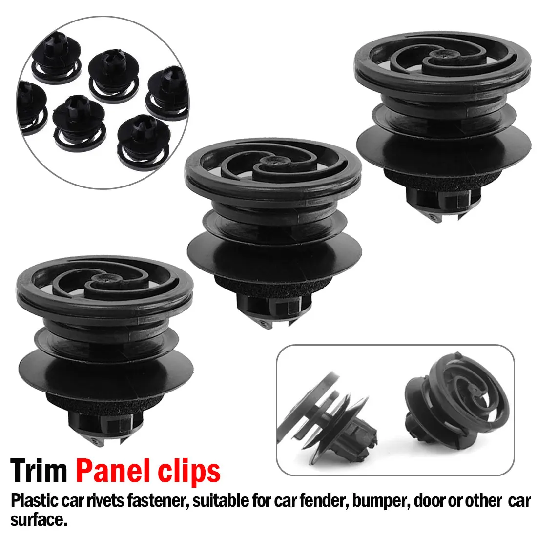 

30pcs Door Trim Panel Retainer Clip Auto Bumper Fastener Fasteners For 98 on VW Golf Jetta Mk4 Passat 1988 B5
