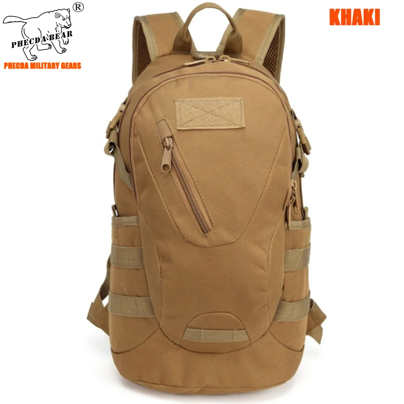 

PHECDA TACTICAL GEAR 15l small tactical backpack EDC light-weight hiking military style FG camo backpack outdoor camping bagpack