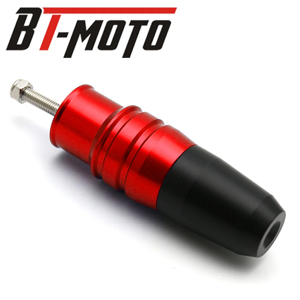 Мотоцикл выхлопной слайдер Крушение протектор для kawasaki z750 z800 z300 zx9r zx12r zx14r z 800 zx 12r 9r ниндзя 300 250 z650 z900 - Цвет: RED