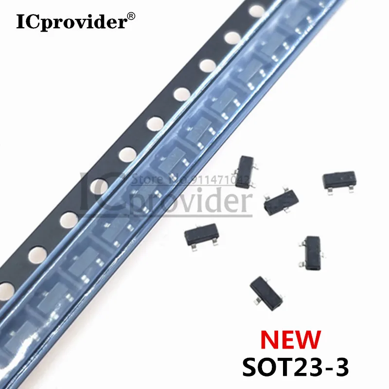 100 шт. MMBT3904 2N3904 SOT23 3904 сот SMD СОТ-23 SOT23-3 1 новый оригинальный транзистор | Электронные