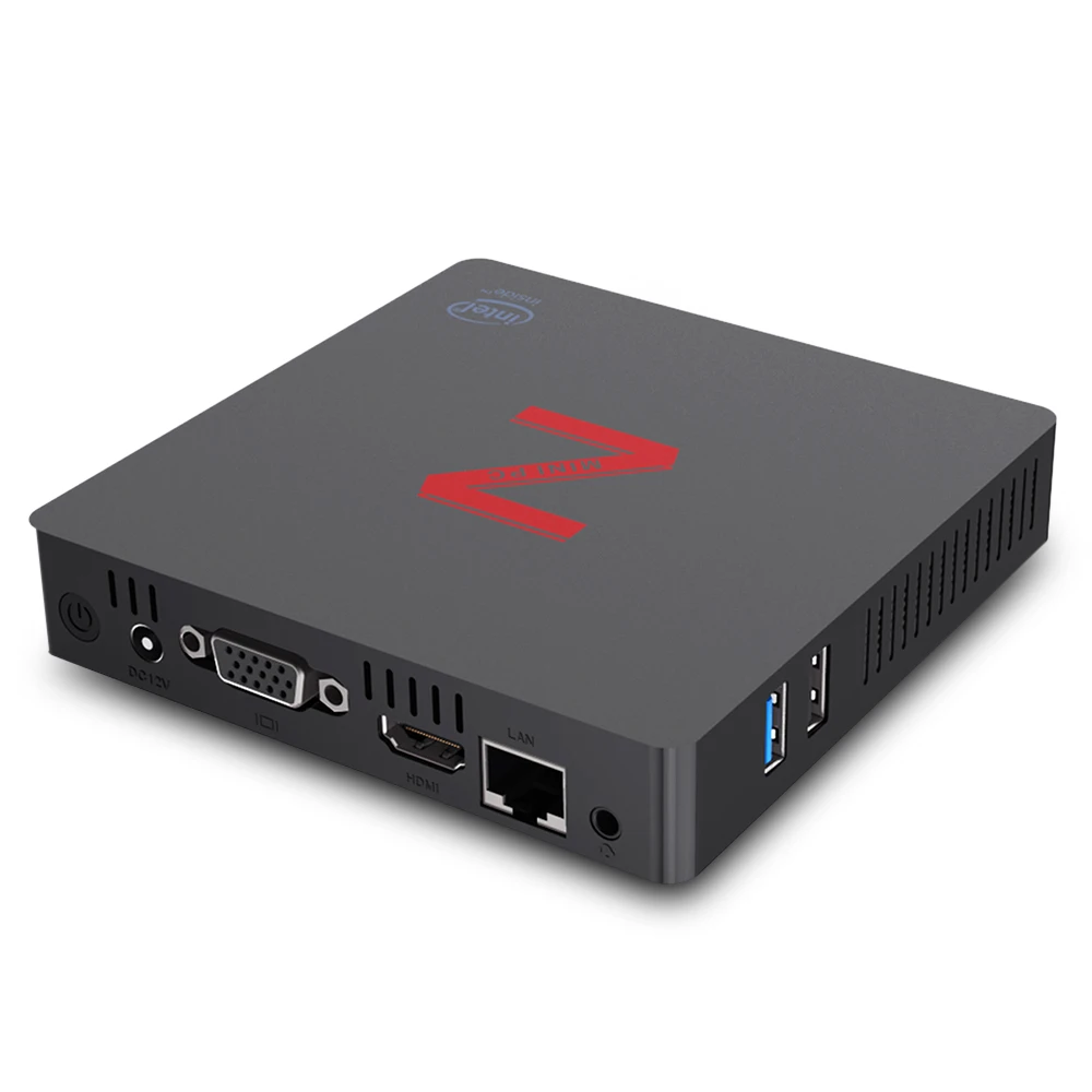 Z85 мини ПК Intel Atom X5 Z8350 4 Гб 64 Bluetooth 0 tv Box 1000 Мбит/с с функцией двойного экрана|Мини ПК|