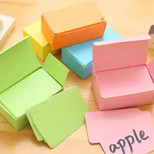 100 шт черные карты белая Пустая карточка Рождество День Святого Валентина DIY бумажная коробка с крафт-бумажной коробкой