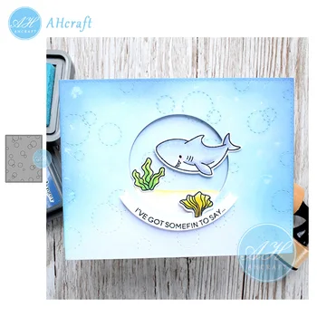 

AHcraft Embossed Background Frame Metal Cutting Dies Scrapbook paper craft knife mould blade punch stencils 2019 die cut