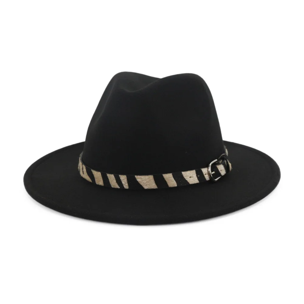 Осенняя и зимняя одноцветная шляпа с полями, шляпа для путешествий, шляпа-федора, джаз, Панама, шляпы для женщин и девушек 65