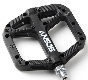 

Ansjs MTB Pedals Mountain Bike Pedals Lightweight Nylon Fiber Bicycle Platform Pedals for BMX MTB 9/16"