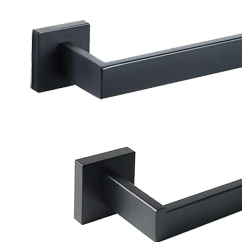 

Bathroom 4-Piece Accessory Set,Towel Bar Towel Hook Towel Ring 6XDD