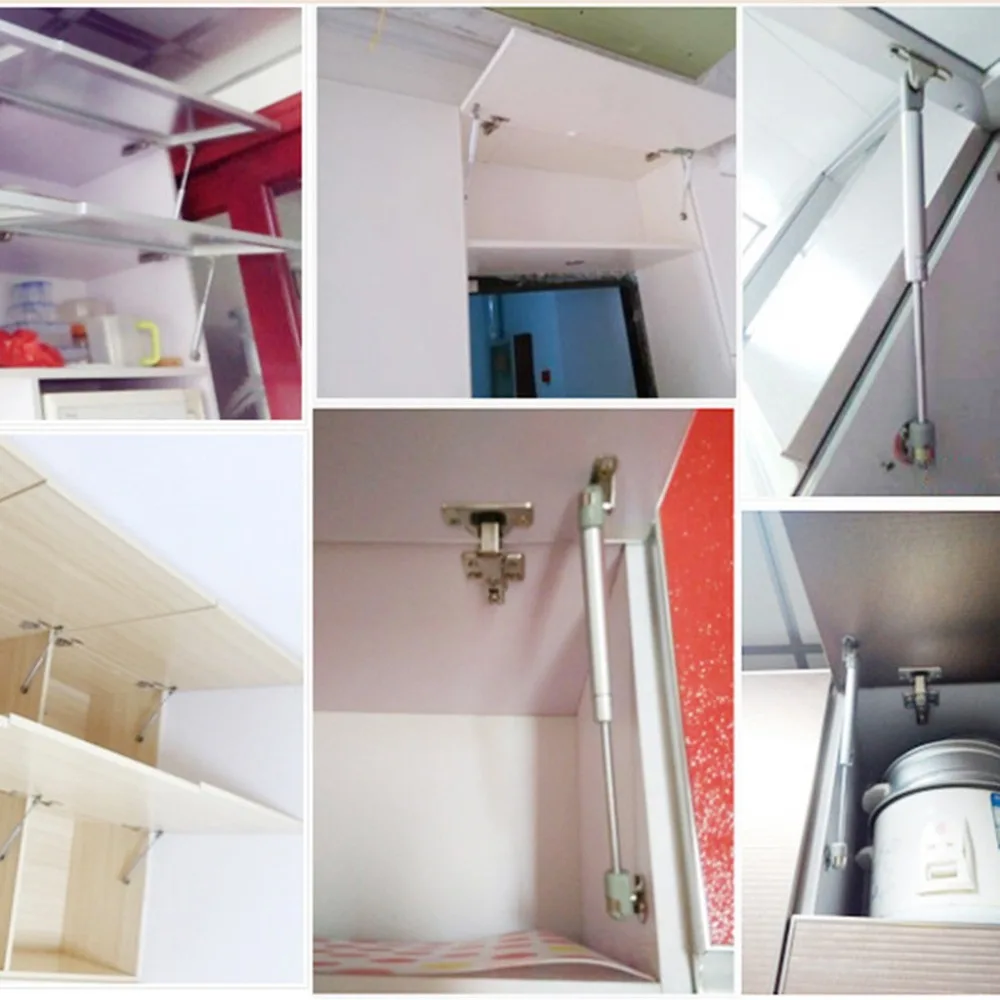 2pcs furniture cabinet hydraulic support rod pneumatic rod gas support small tatami on the door buffer telescopic gas 20N1 (5)