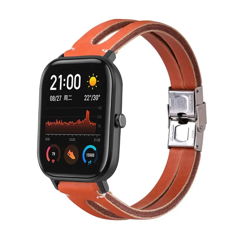 Ретро нейлоновый холщовый ремешок для часов Ремешок для Huami Amazfit GTS 20 мм Смарт-часы