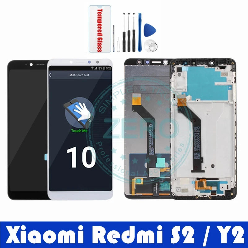 For Xiaomi Redmi S2 / Y2 LCD Display Frame Touch Panel Screen Redmi Y2
