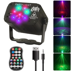 Lumière Laser LED UV 240/120 motifs, projecteur avec télécommande pour noël, fête de mariage, décoration de Bar et KTV 