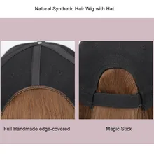 Новая распродажа бейсбольная шляпа с короткими волосами парики боб волос синтетическая шляпа для женщин Лето