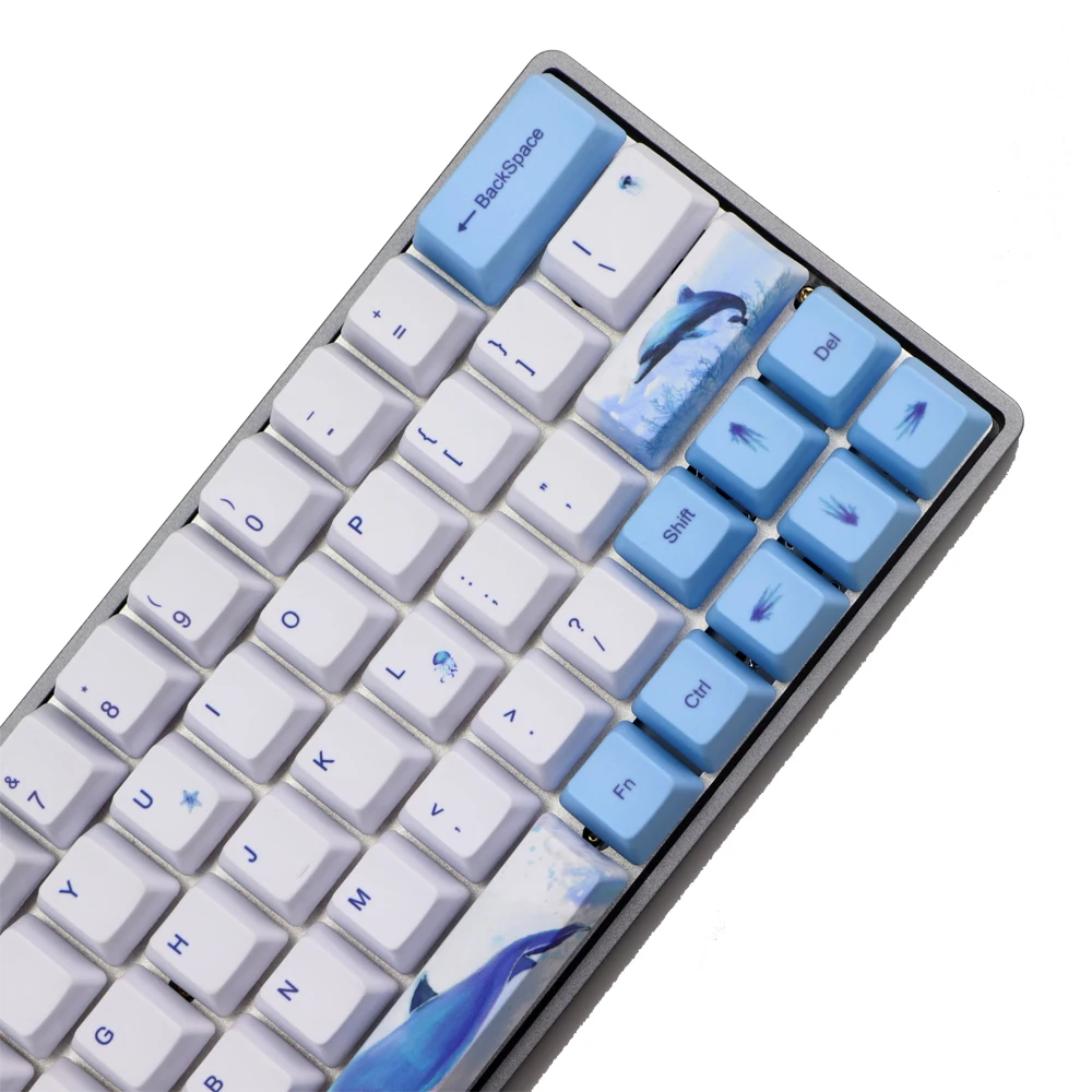Набор ключей с Китом 60% PBT OEM колпачки для GH60 RK61/ALT61/Annie/покерных GK61 GK64 dz60|Клавиатуры|