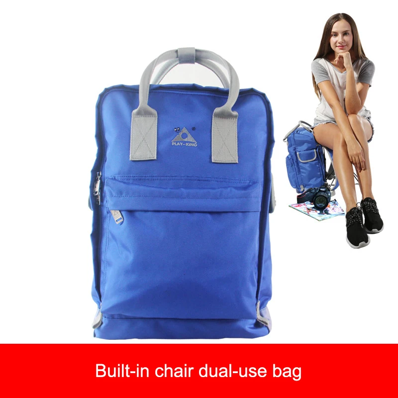 

Etto 2019 New Packback Portable Backpack Students Computer School Bag Leisure Travel Mountain Climbing Take The Chair Backpack