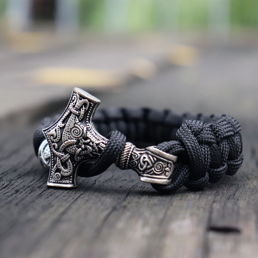 Mens-Viking-Mjolnir-Leather-Bracelet-Thor-hammer-Wristband-Norse-Mythology-Runes-Amulet-Jewelry (2)