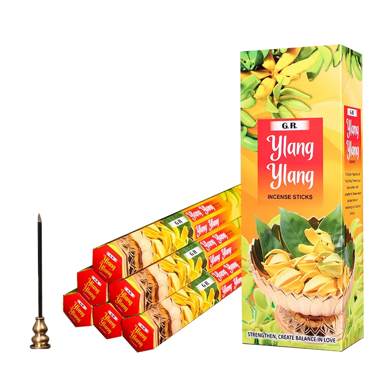 YlangYlang индийские ароматические палочки 20 палочек/трубка палка благовония