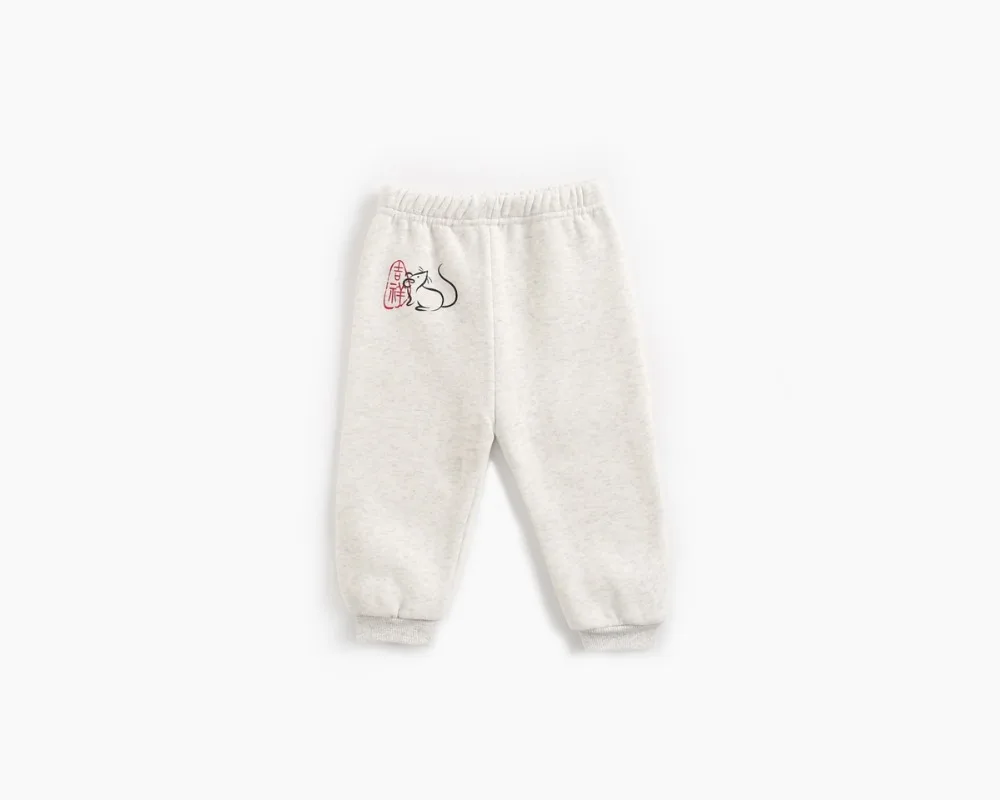 Children's suit autumn and winter new cotton boy sports sweater+ sports pants cartoon fashion print girl long sleeve suit