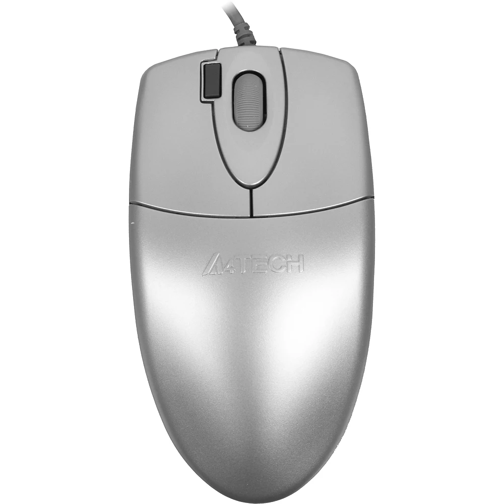 Мышь A4 OP-620D серебристый оптическая(1000dpi) USB(3but