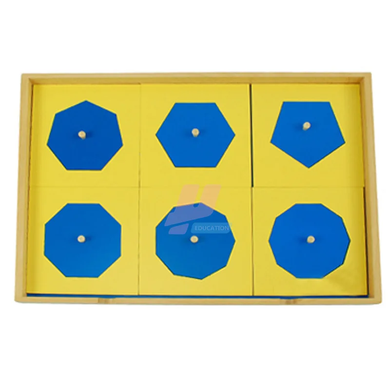  Montessori teaching aids children's educational early Montessori geometry cabinet graphic panel cab - 4000459754655