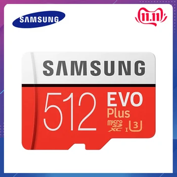 

SAMSUNG Memory Card Micro SD EVO PLUS 512GB SDHC SDXC Grade Class10 C10 UHS-1 TF Cards Trans Flash 4K microsd