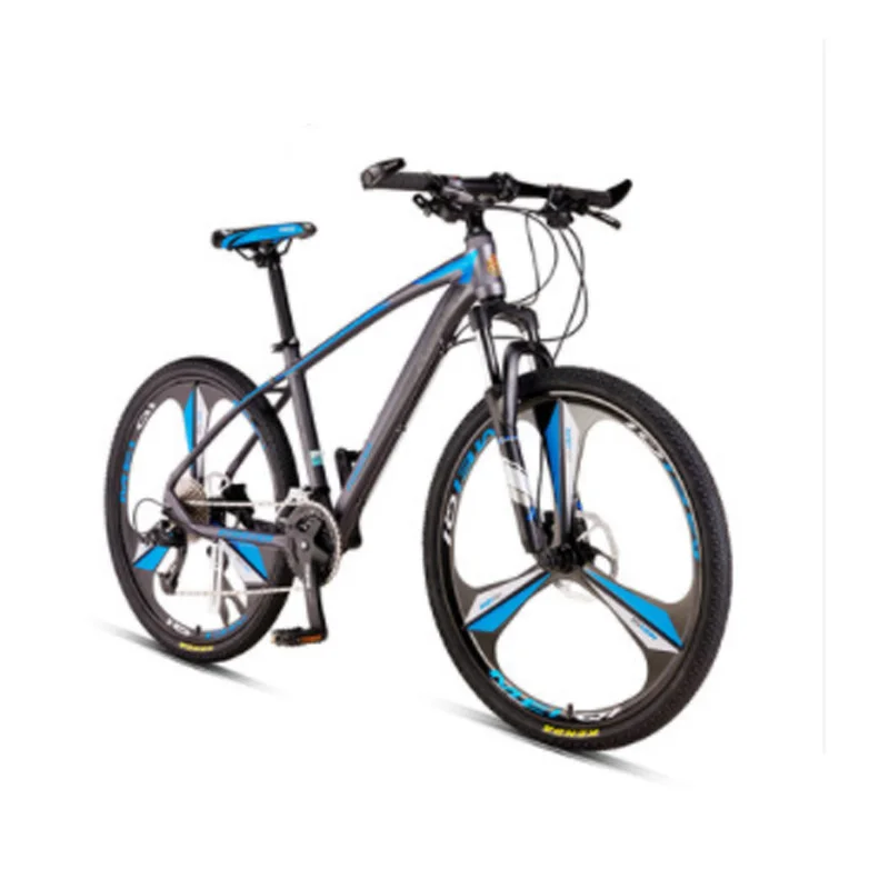 Mountain Bike 27 Speed 26 Inch Male Speed Off-Road Racing One Wheel Aluminum Alloy Ultra Light Double Shock Absorber Bicycle