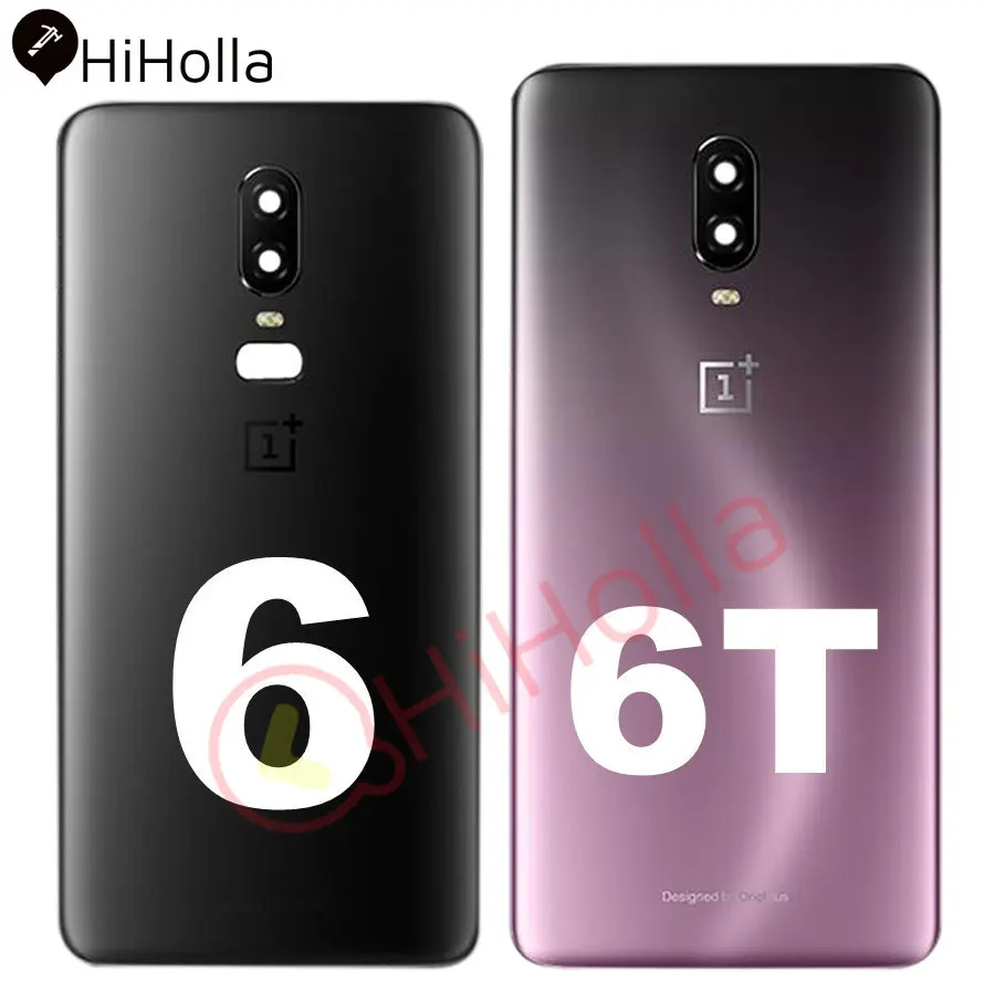 Заднее стекло Oneplus 6 6T 7 Pro крышка батареи Oneplus 6 задняя дверь Корпус чехол Oneplus 6T 7 Pro крышка батареи с объективом камеры